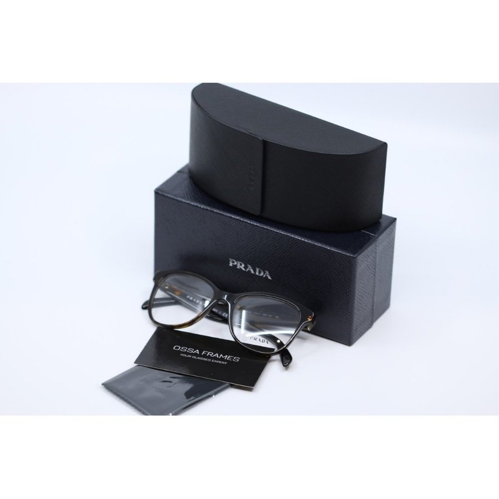 BRAND NEW PRADA PR12TV 2AU1O1 HAVANA EYEGLASSES - Picture 3 of 11